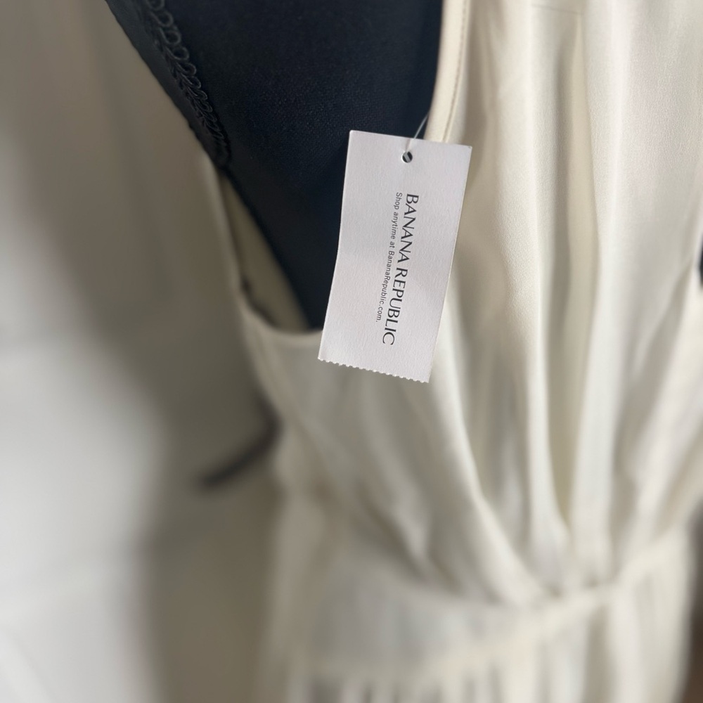 Banana Republic Cream High Low Dress - Picture 4 of 6